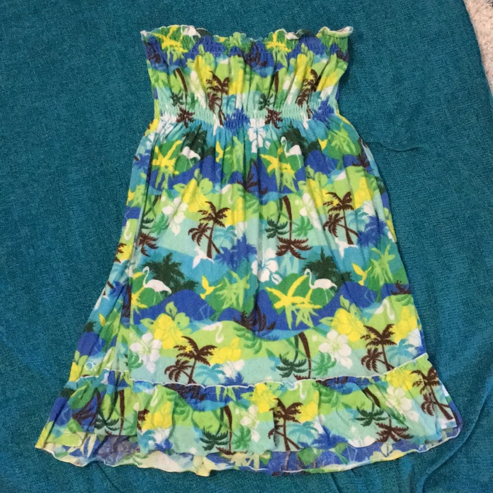 Pool bathing suit dress.